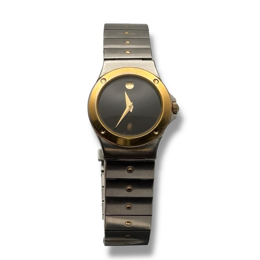 Vintage Movado Museum Two-Tone Quartz Watch | Swiss Made | 1980s